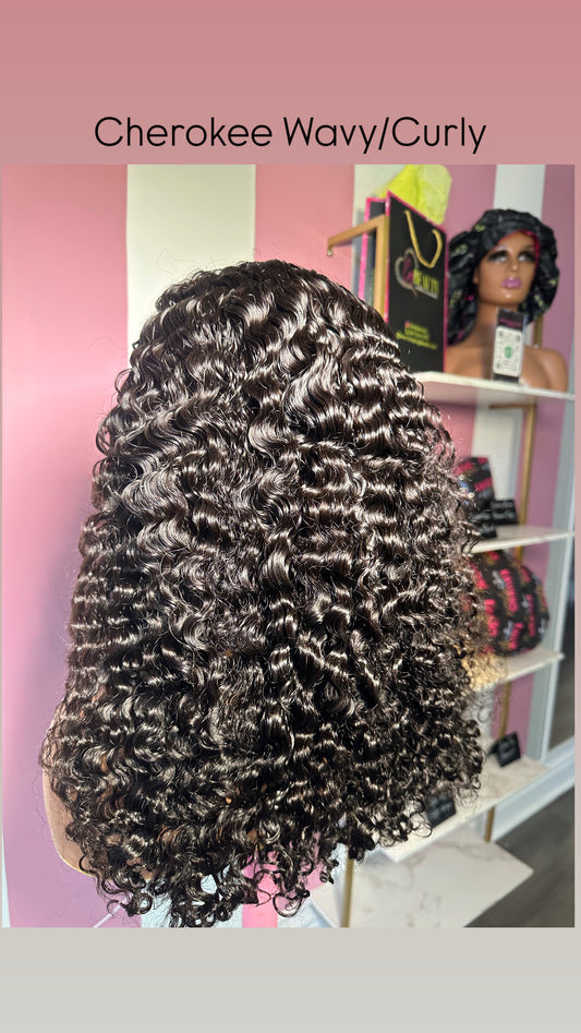 Half Wig Cherokee Wavy /Curly