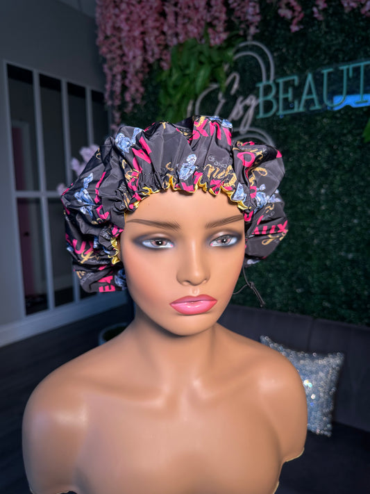 NEW Satin Lined Shower Cap